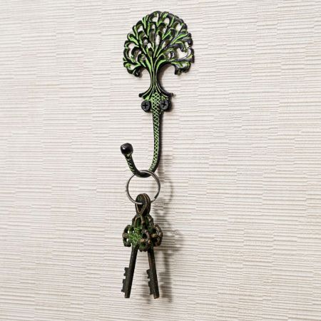 Antique Green Brass Tree Hooks for Hanging